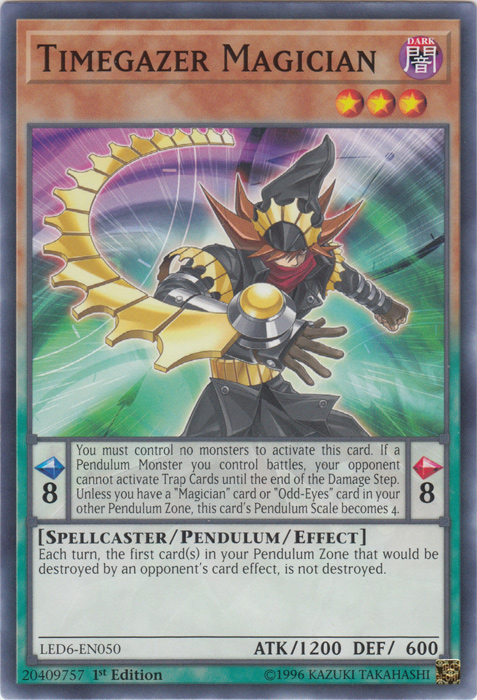 Timegazer Magician [LED6-EN050] Common | Black Swamp Games