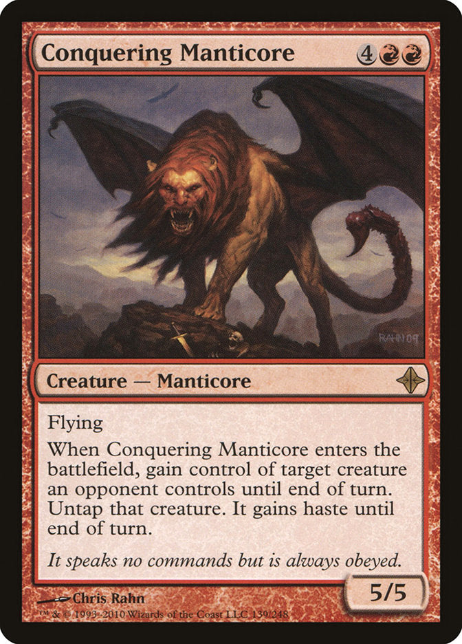Conquering Manticore [Rise of the Eldrazi] | Black Swamp Games