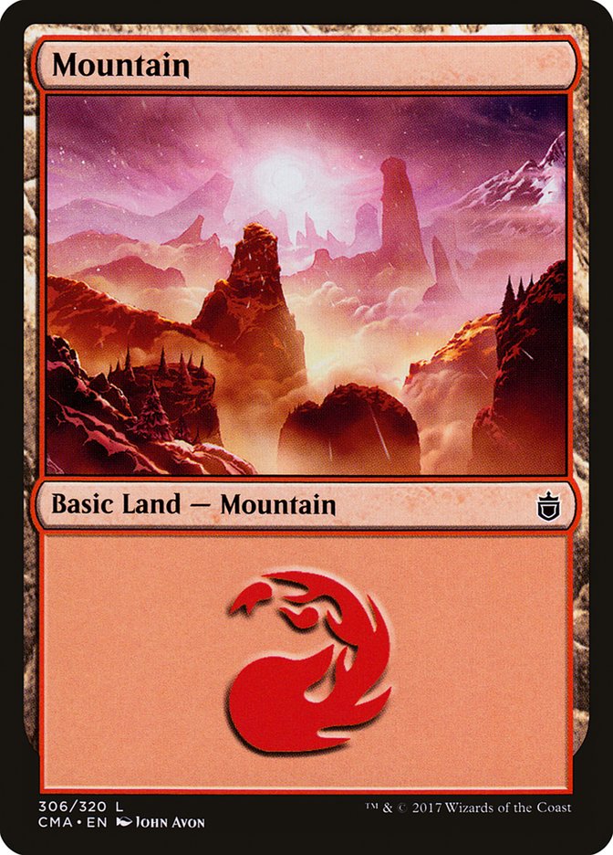 Mountain (306) [Commander Anthology] | Black Swamp Games