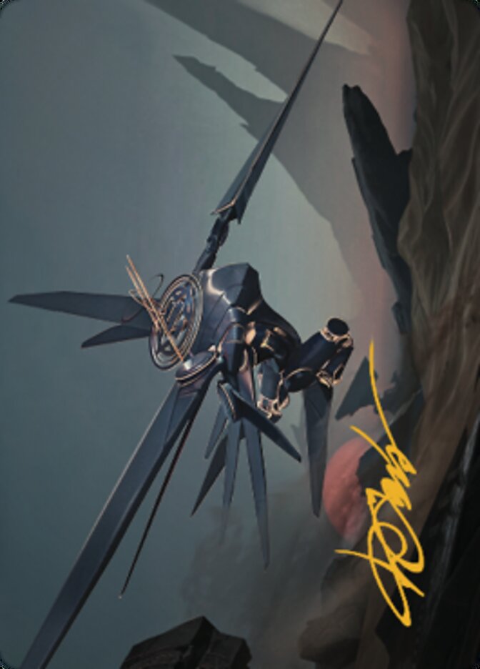 Steel Seraph Art Card (Gold-Stamped Signature) [The Brothers' War Art Series] | Black Swamp Games