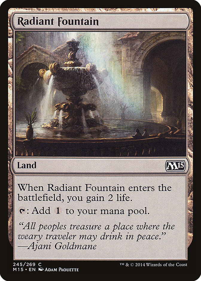 Radiant Fountain [Magic 2015] | Black Swamp Games