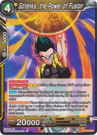 Gotenks, the Power of Fusion (BT10-112) [Rise of the Unison Warrior 2nd Edition] | Black Swamp Games