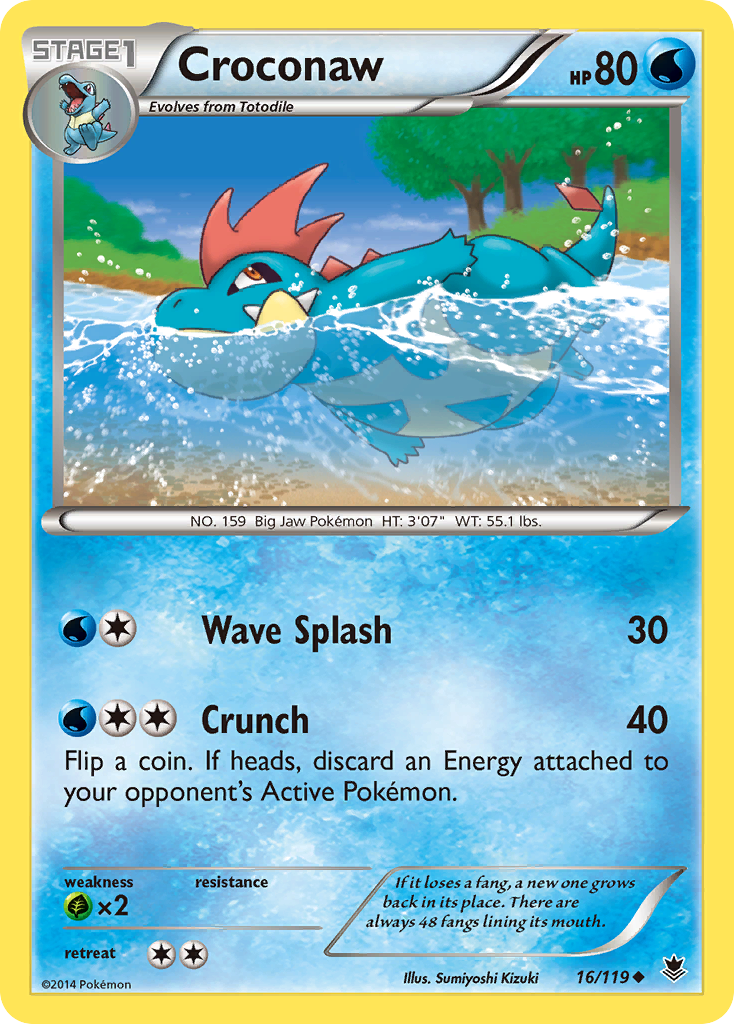 Croconaw (16/119) [XY: Phantom Forces] | Black Swamp Games