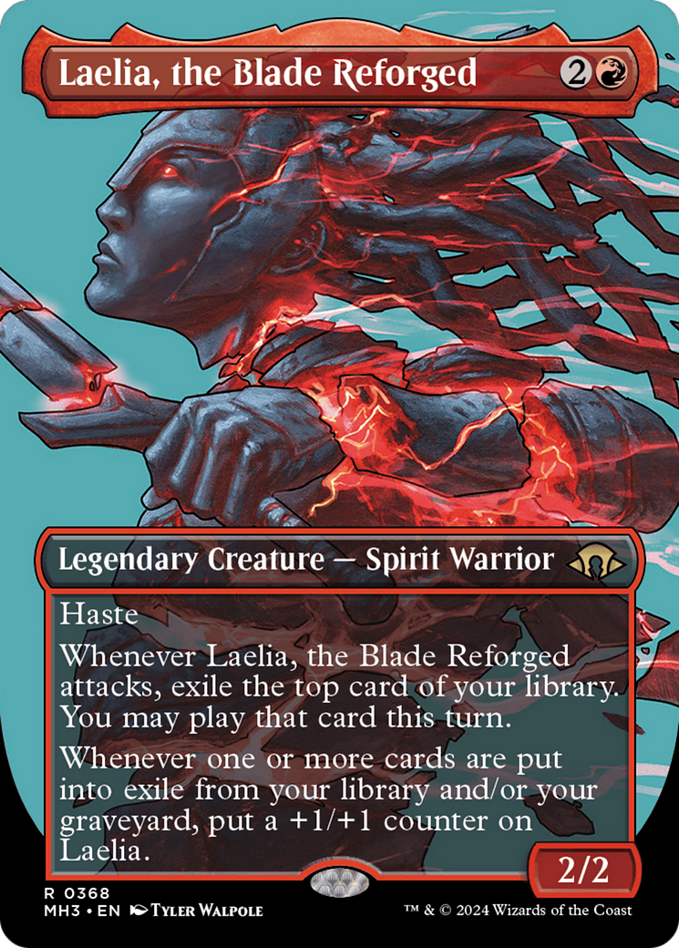 Laelia, the Blade Reforged (Borderless) [Modern Horizons 3] | Black Swamp Games