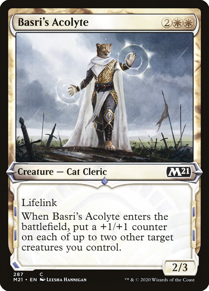 Basri's Acolyte (Showcase) [Core Set 2021] | Black Swamp Games
