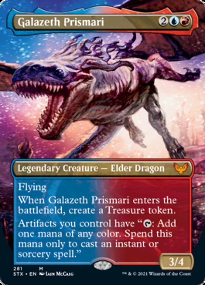 Galazeth Prismari (Borderless Alternate Art) [Strixhaven: School of Mages] | Black Swamp Games