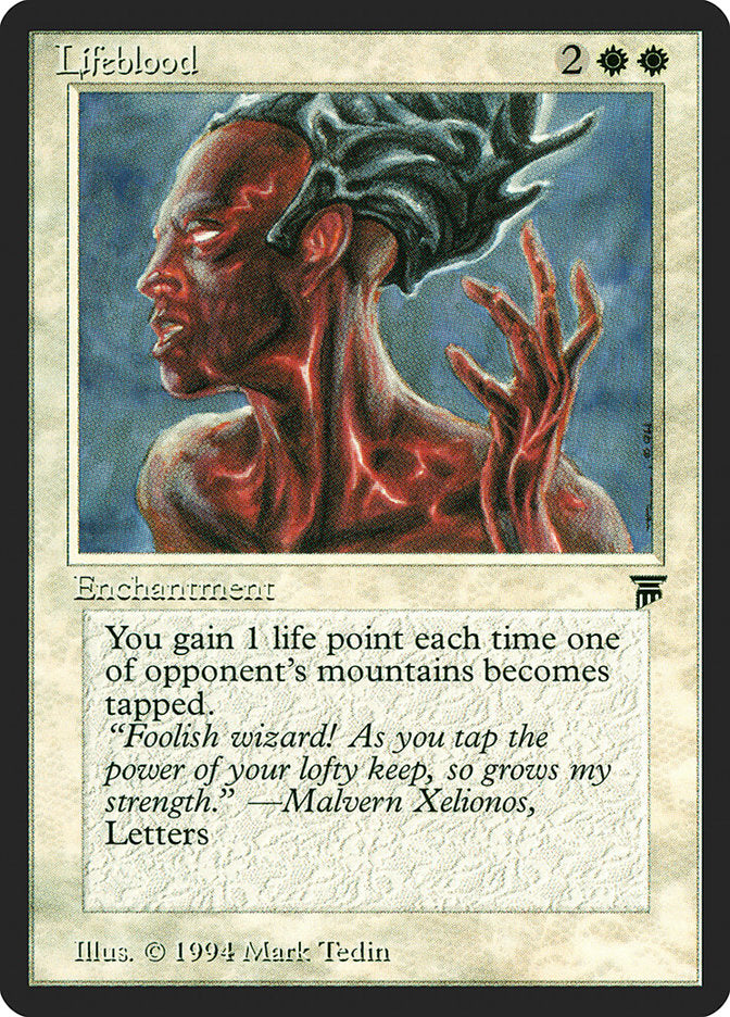 Lifeblood [Legends] | Black Swamp Games