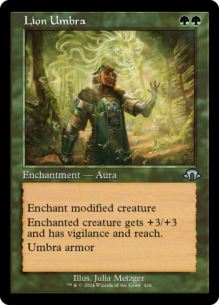 Lion Umbra (Retro Frame) [Modern Horizons 3] | Black Swamp Games