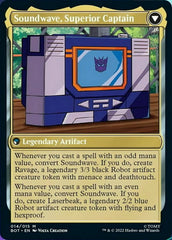 Soundwave, Sonic Spy // Soundwave, Superior Captain [Transformers] | Black Swamp Games