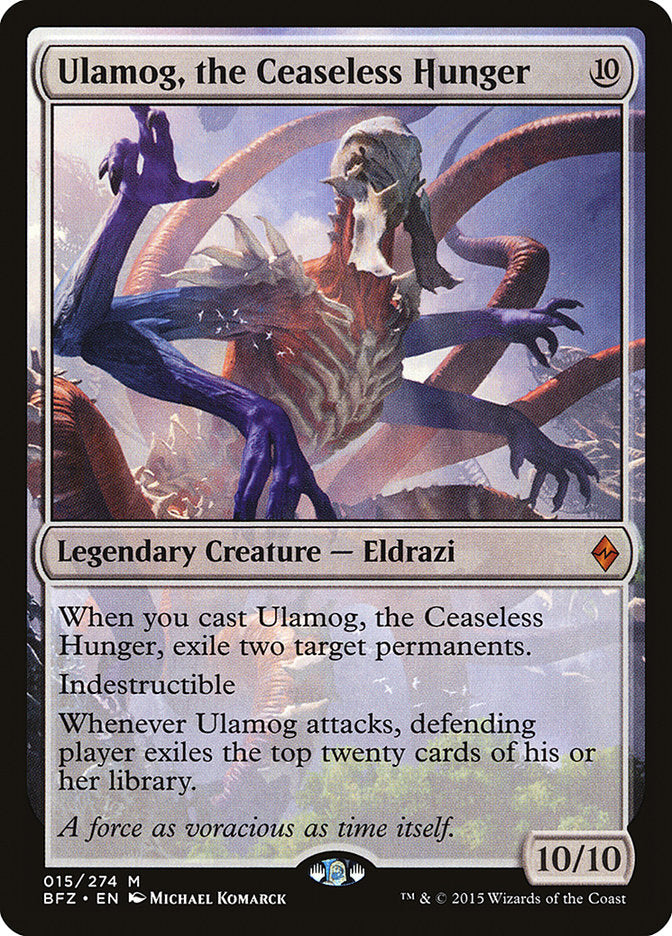 Ulamog, the Ceaseless Hunger [Battle for Zendikar] | Black Swamp Games