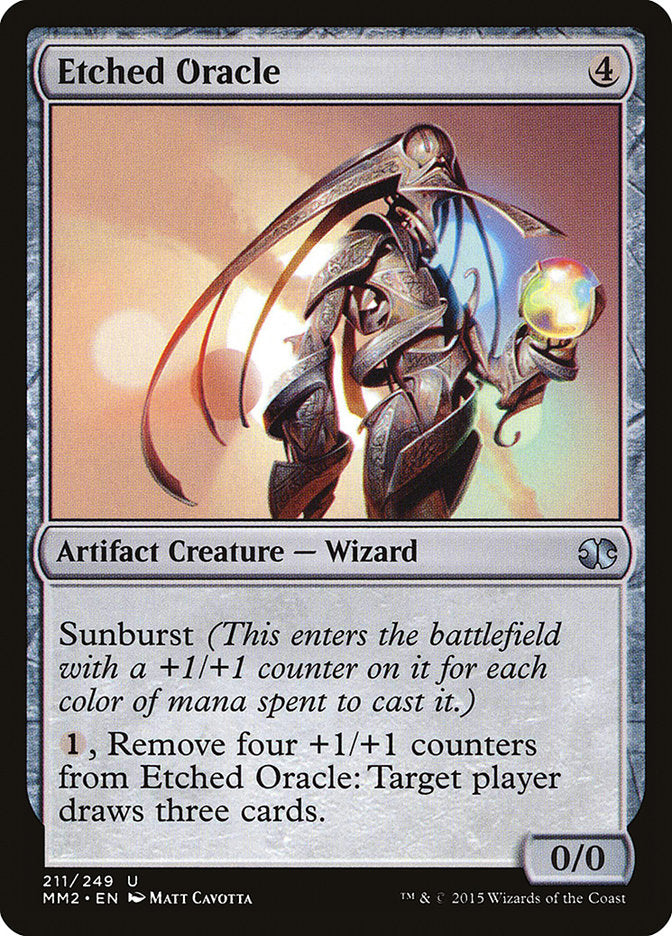 Etched Oracle [Modern Masters 2015] | Black Swamp Games