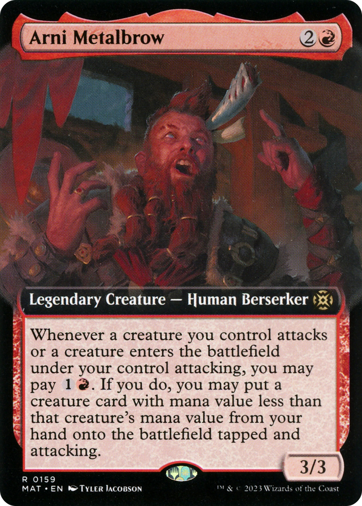 Arni Metalbrow (Extended Art) [March of the Machine: The Aftermath] | Black Swamp Games
