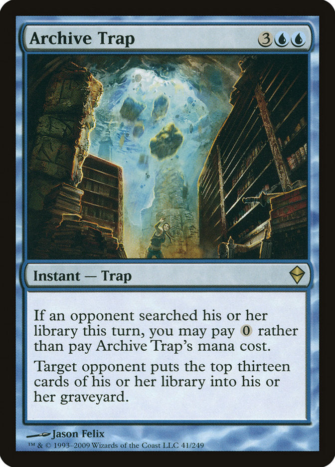Archive Trap [Zendikar] | Black Swamp Games