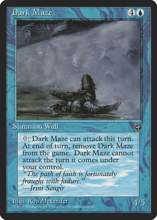 Dark Maze (Irini Sengir Flavor Text) [Homelands] | Black Swamp Games