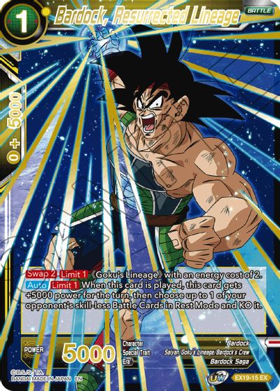Bardock, Resurrected Lineage (EX19-15) [Special Anniversary Set 2021] | Black Swamp Games