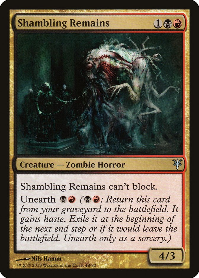 Shambling Remains [Duel Decks: Sorin vs. Tibalt] | Black Swamp Games