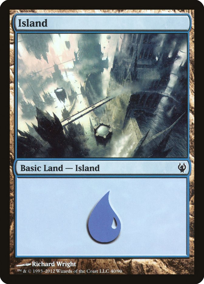 Island (40) [Duel Decks: Izzet vs. Golgari] | Black Swamp Games