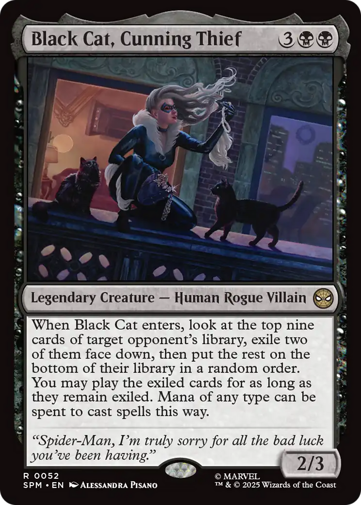 Black Cat, Cunning Thief [Marvel's Spider-Man] | Black Swamp Games