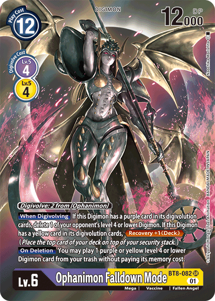 Ophanimon: Falldown Mode [BT8-082] (Alternate Art) [New Awakening] | Black Swamp Games