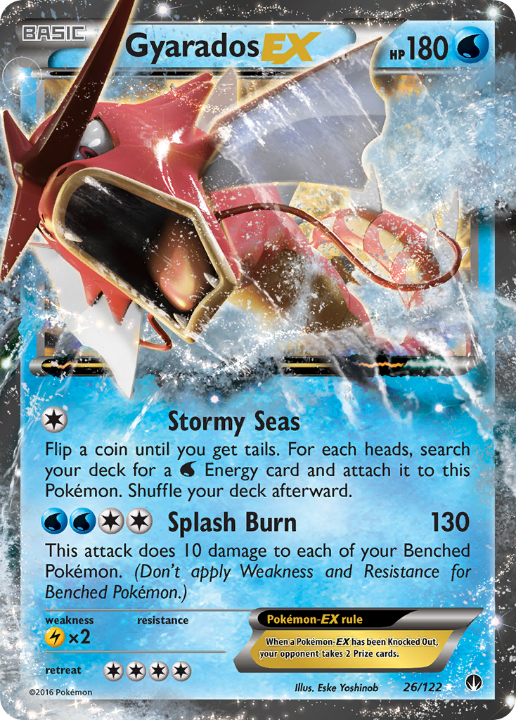 Gyarados EX (26/122) [XY: BREAKpoint] | Black Swamp Games