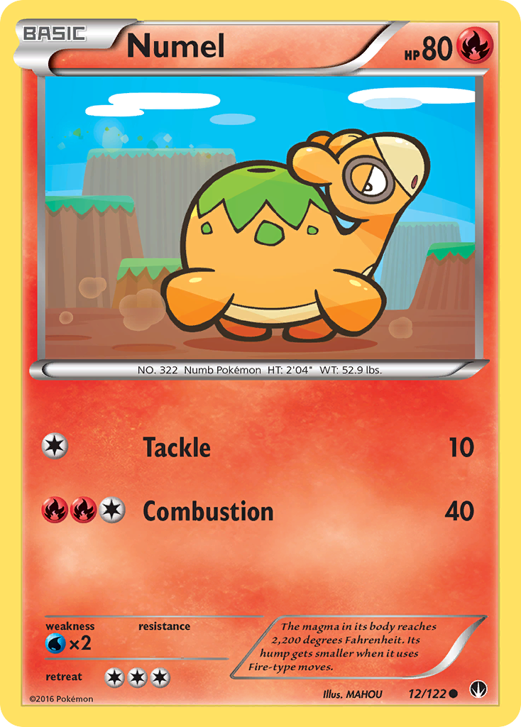 Numel (12/122) [XY: BREAKpoint] | Black Swamp Games