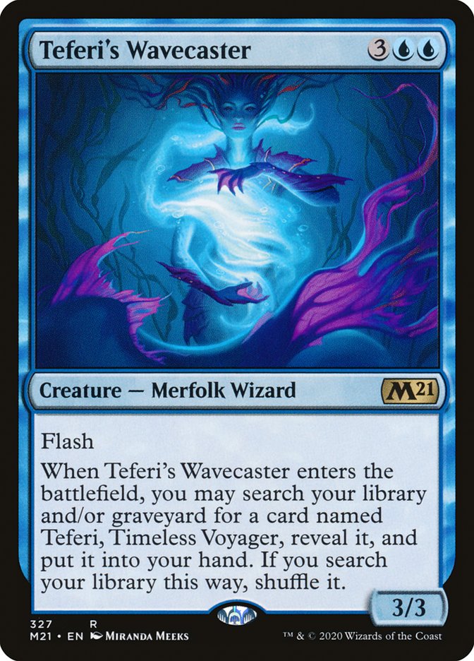 Teferi's Wavecaster [Core Set 2021] | Black Swamp Games