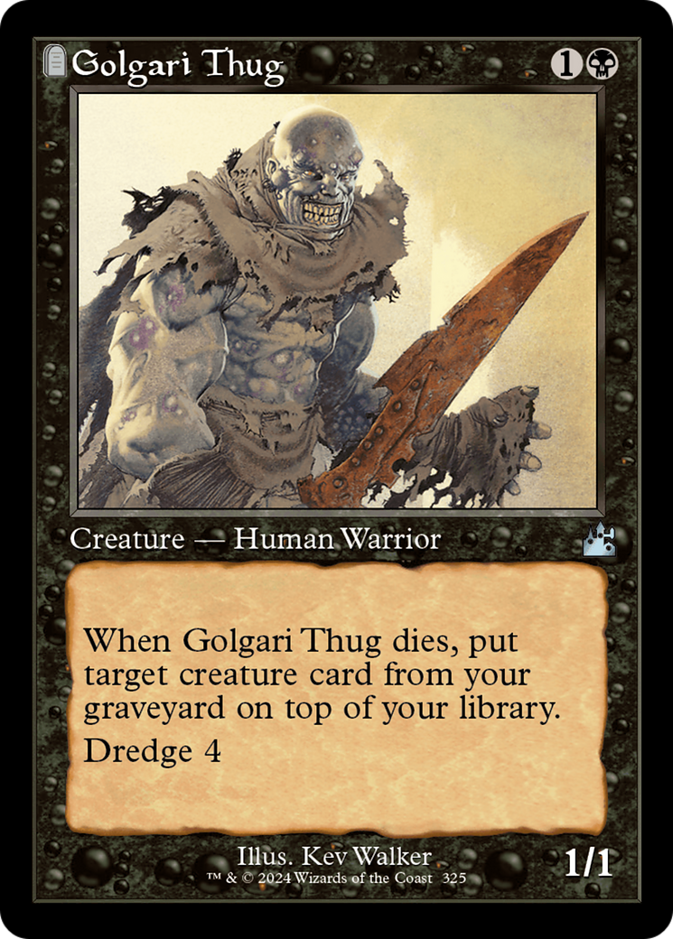 Golgari Thug (Retro Frame) [Ravnica Remastered] | Black Swamp Games
