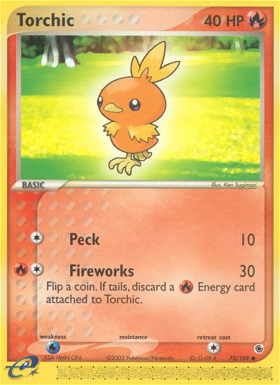 Torchic (73/109) [EX: Ruby & Sapphire] | Black Swamp Games