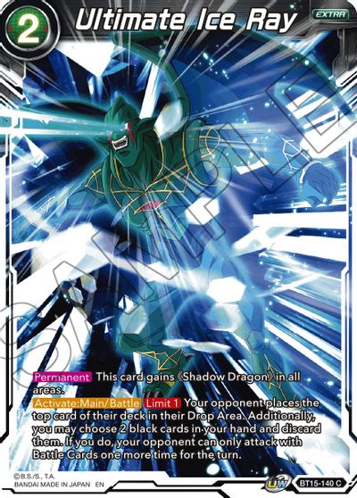 Ultimate Ice Ray (BT15-140) [Saiyan Showdown] | Black Swamp Games