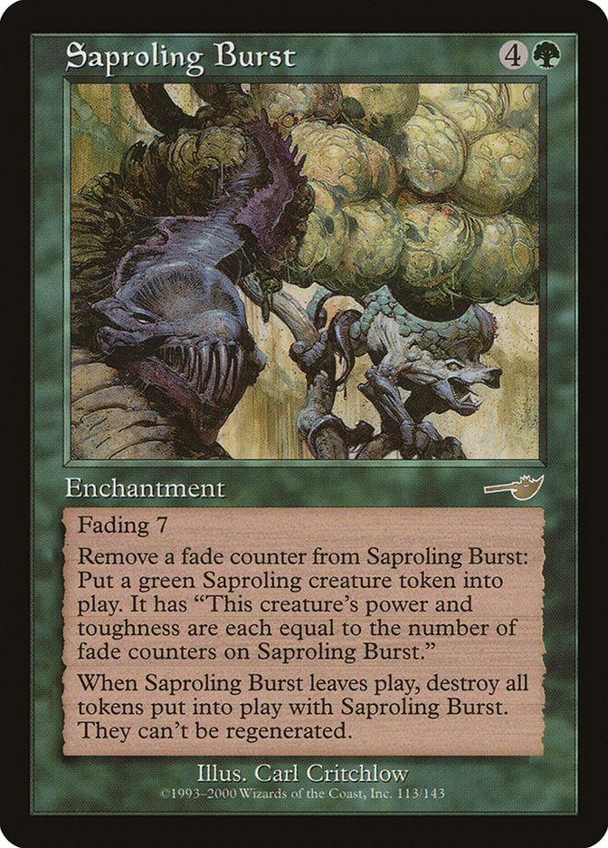 Saproling Burst [Nemesis] | Black Swamp Games