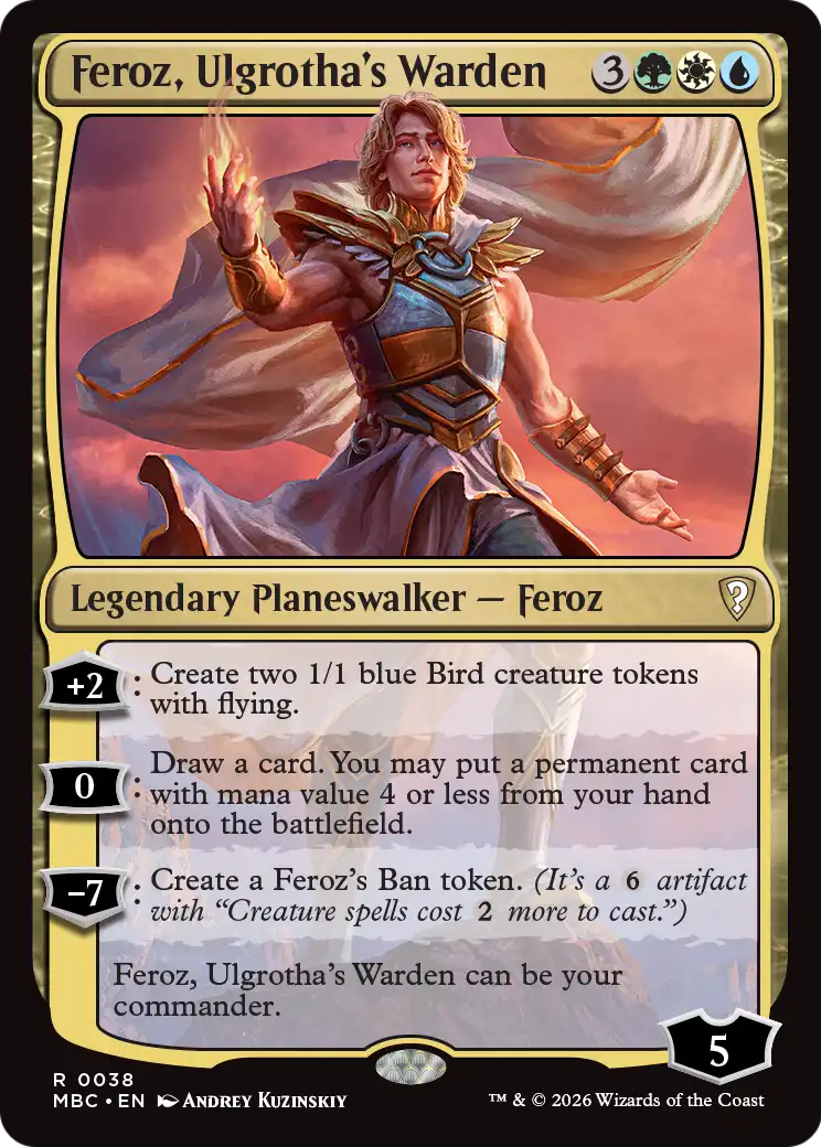 Feroz, Ulgrotha's Warden [Mystery Booster: Commander Edition] | Black Swamp Games