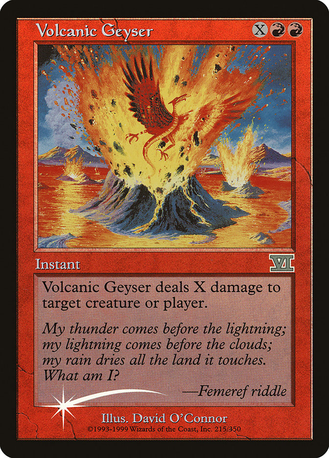 Volcanic Geyser [Friday Night Magic 2000] | Black Swamp Games