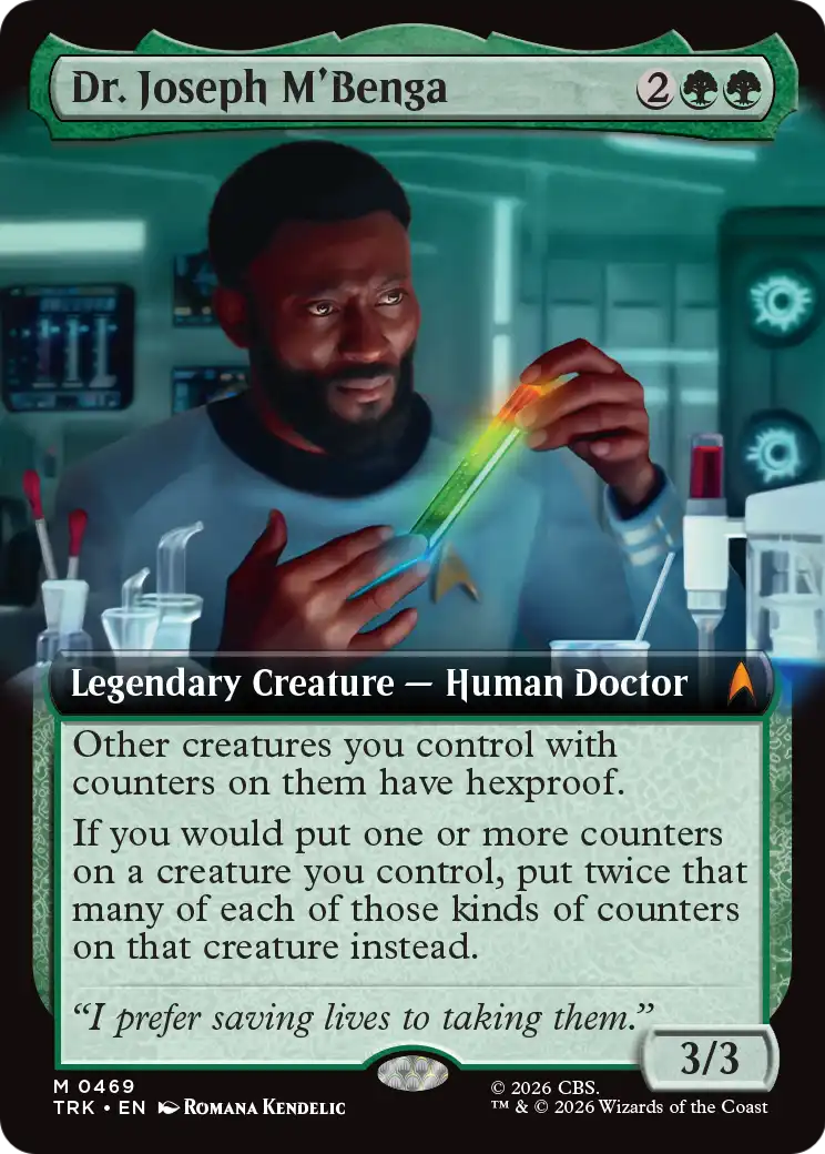 Dr. Joseph M'Benga (Extended Art) [Star Trek] | Black Swamp Games