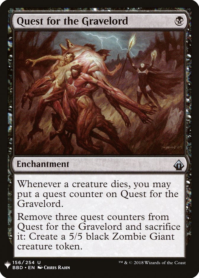 Quest for the Gravelord [Mystery Booster] | Black Swamp Games