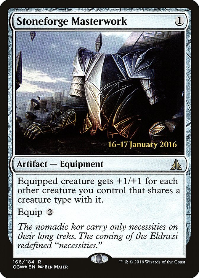 Stoneforge Masterwork [Oath of the Gatewatch Prerelease Promos] | Black Swamp Games