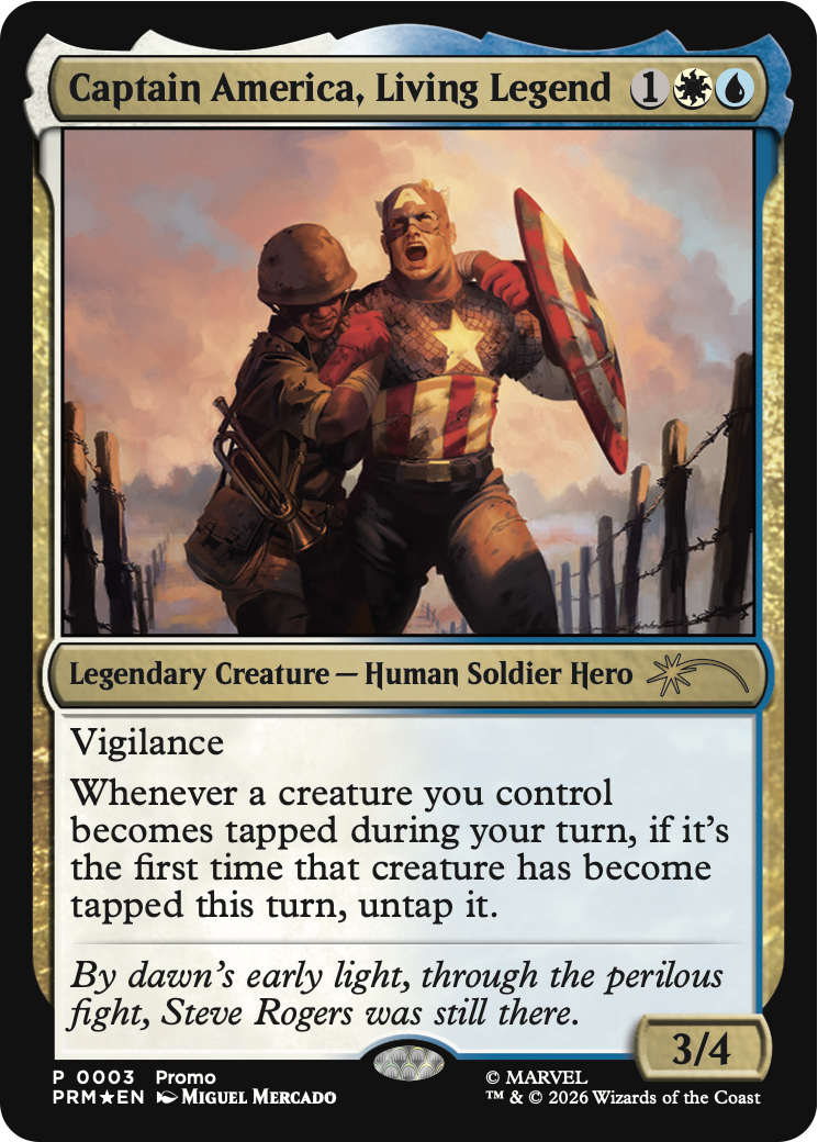 Captain America, Living Legend [Media Promos] | Black Swamp Games