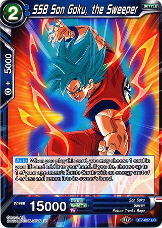 SSB Son Goku, the Sweeper (BT7-027) [Assault of the Saiyans] | Black Swamp Games