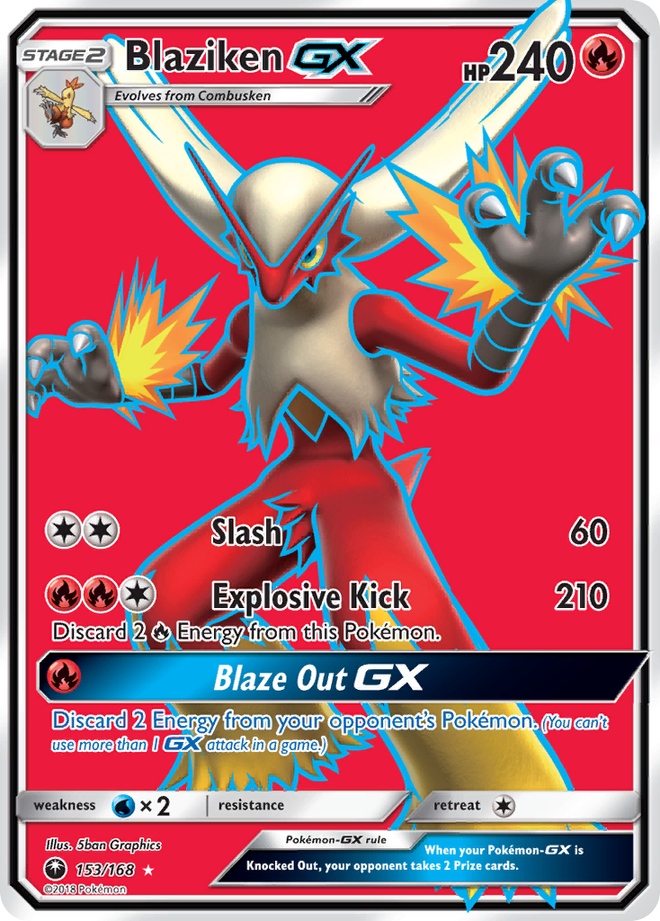 Blaziken GX (153/168) [Sun & Moon: Celestial Storm] | Black Swamp Games