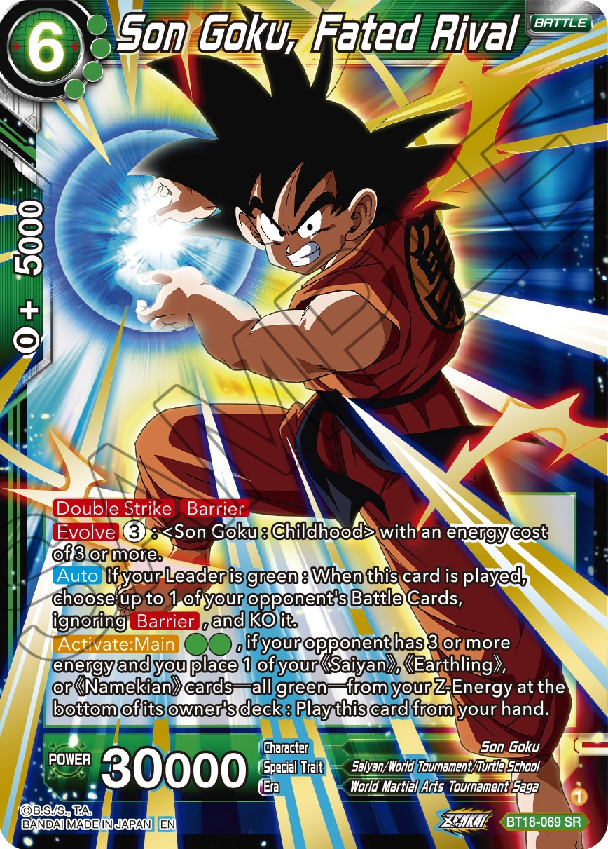 Son Goku, Fated Rival (BT18-069) [Dawn of the Z-Legends] | Black Swamp Games