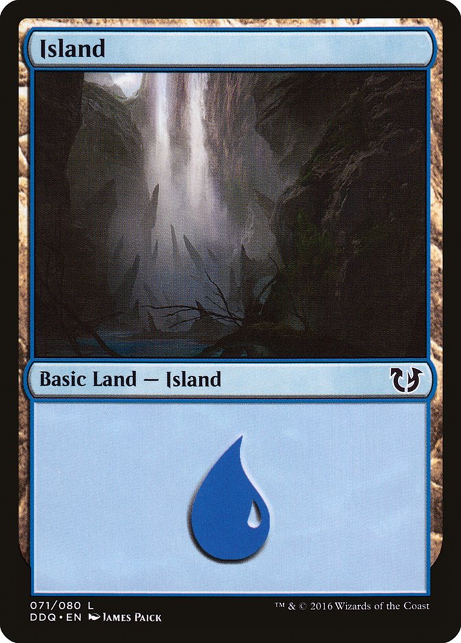 Island (71) [Duel Decks: Blessed vs. Cursed] | Black Swamp Games