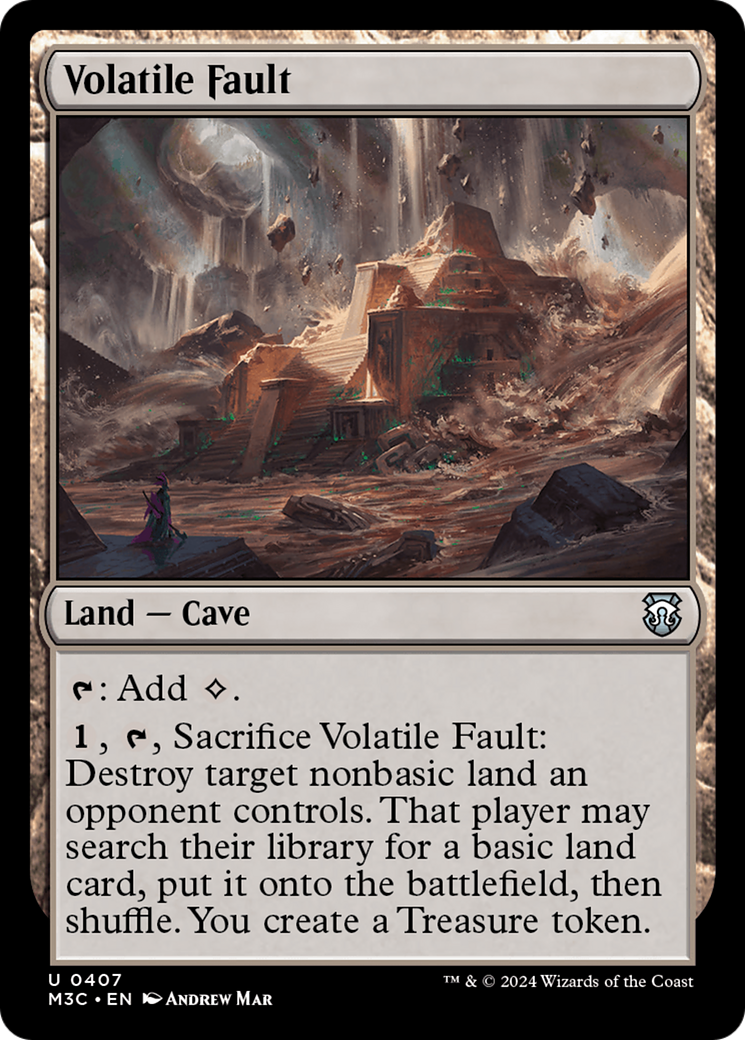 Volatile Fault (Ripple Foil) [Modern Horizons 3 Commander] | Black Swamp Games