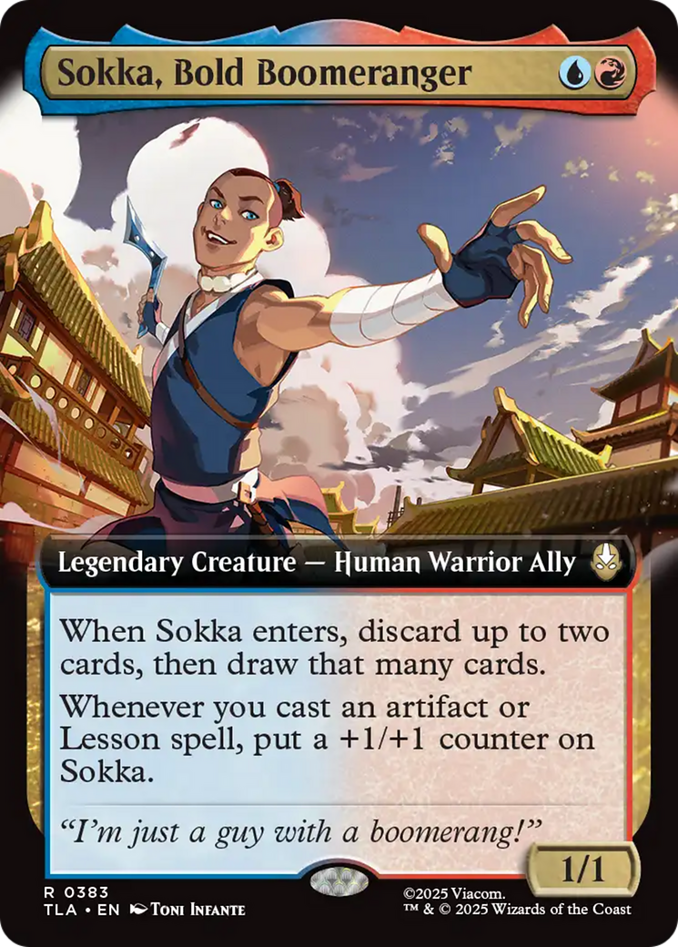 Sokka, Bold Boomeranger (Extended Art) [Avatar: The Last Airbender] | Black Swamp Games