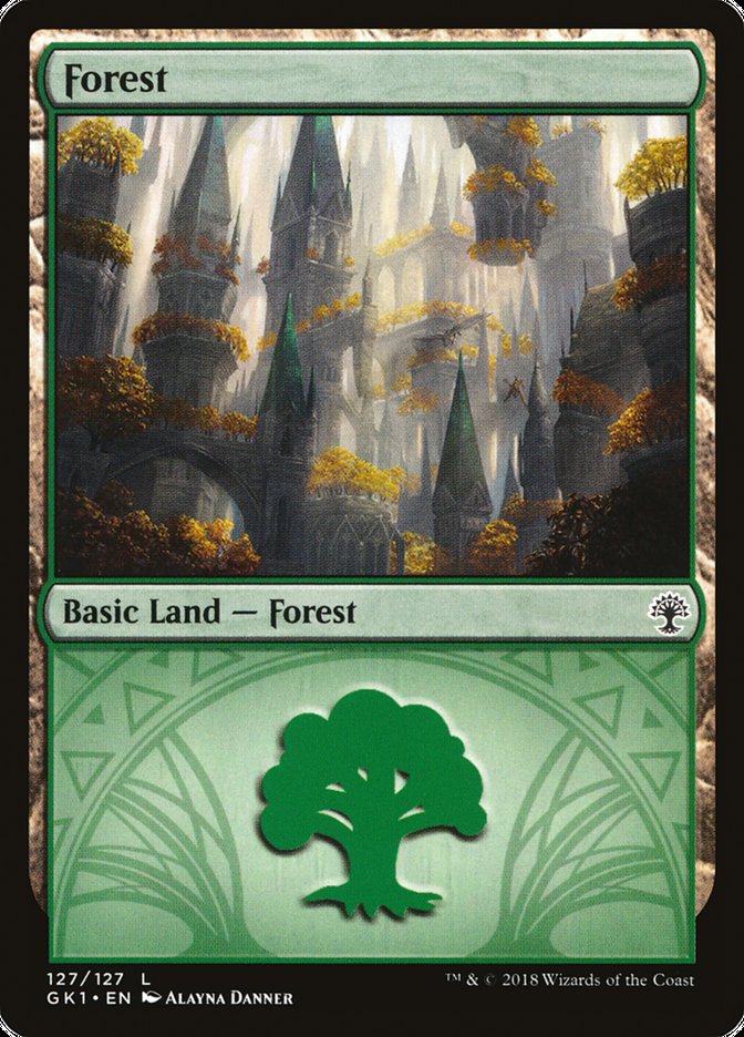 Forest (127) [Guilds of Ravnica Guild Kit] | Black Swamp Games