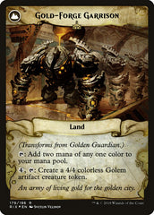 Golden Guardian // Gold-Forge Garrison [Rivals of Ixalan Prerelease Promos] | Black Swamp Games