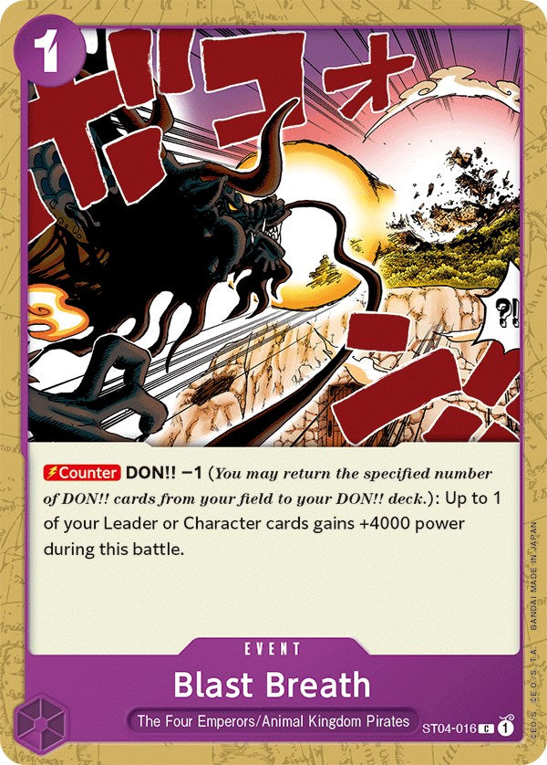 Blast Breath [Starter Deck: Animal Kingdom Pirates] | Black Swamp Games