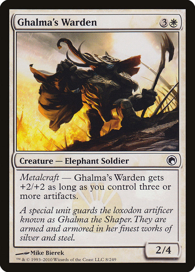 Ghalma's Warden [Scars of Mirrodin] | Black Swamp Games