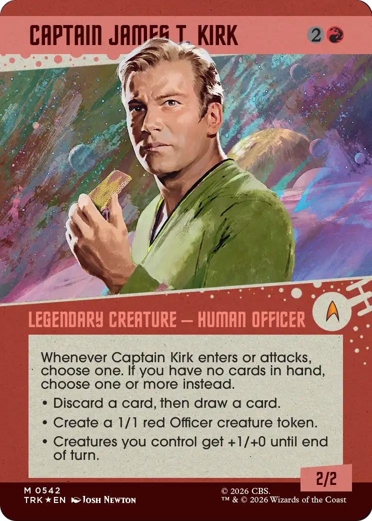 Captain James T. Kirk (Showcase) (Surge Foil) [Star Trek] | Black Swamp Games