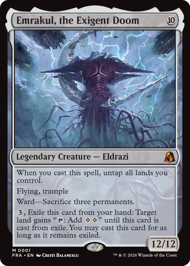 Emrakul, the Exigent Doom [Reality Fracture] | Black Swamp Games