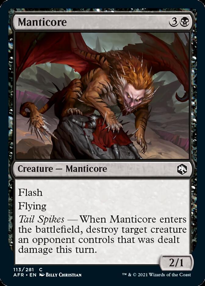 Manticore [Dungeons & Dragons: Adventures in the Forgotten Realms] | Black Swamp Games