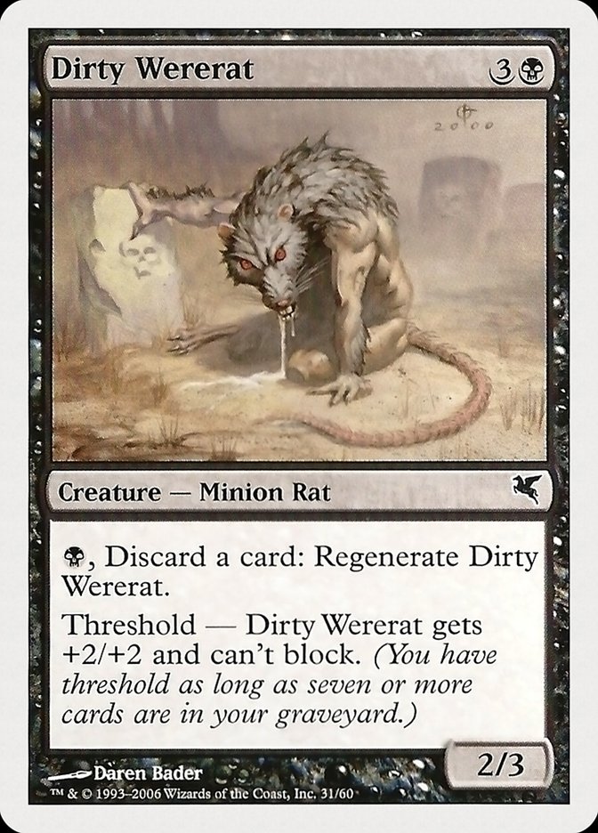 Dirty Wererat (31) [Hachette UK] | Black Swamp Games